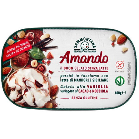 Мороженое Sammontana Amando соленая карамель 400г