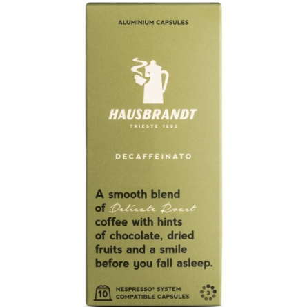 Кофе в капсулах для кофемашин Nespesso Hausbrandt Decaffeinated 10шт