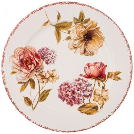 Тарелка обеденная LCS Flower Garden 25см