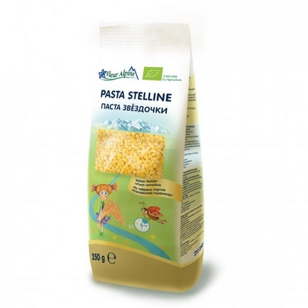 Паста Fleur Alpine Organic Pasta Stelline Звездочки 250гр