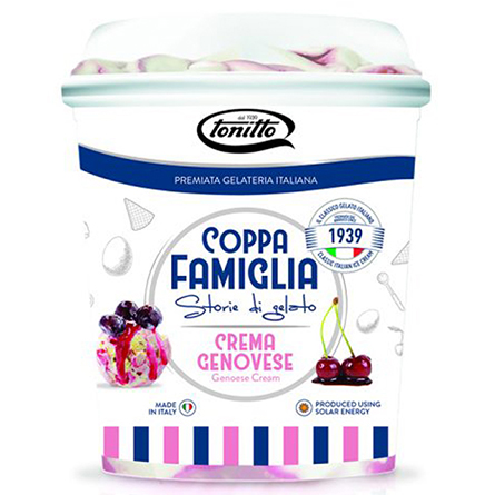 Десерт замороженный Tonitto Crema Cenoveze 1000г