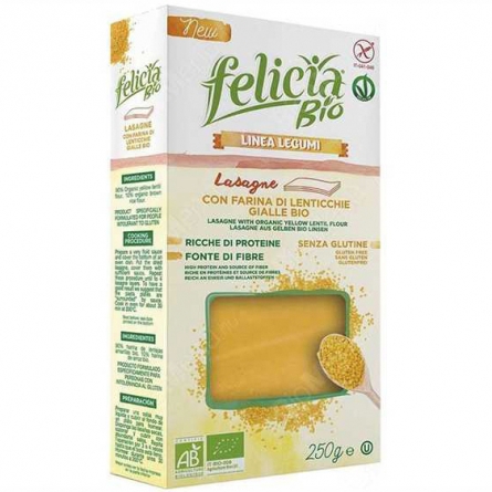 Макаронные изделия Felicia Bio Лазанья без глютена 250г