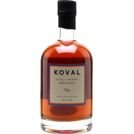 Виски Koval, 'Single Barrel' Rye, 0.5 л;