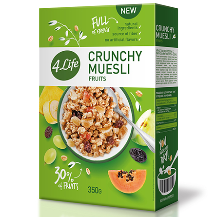 Мюсли 4Life Crunchy Fruits 350г