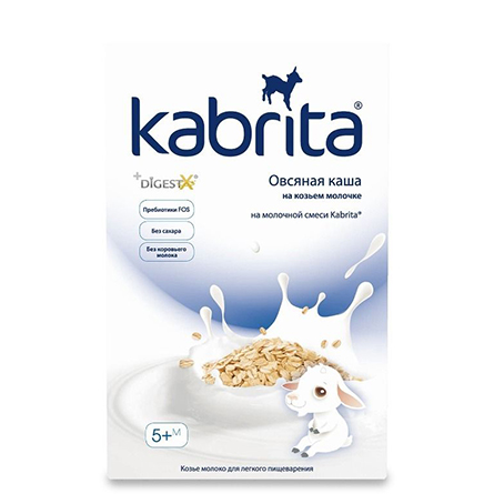 Каша овсяная Kabrita на козьем молоке 180г 