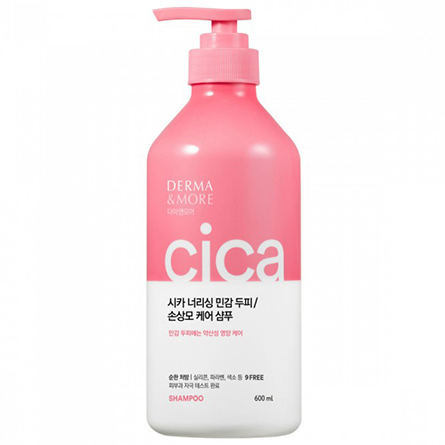 Шампунь для поврежденных волос Питание Aekyung Derma & More Cica Nourishing, Kerasys 600мл