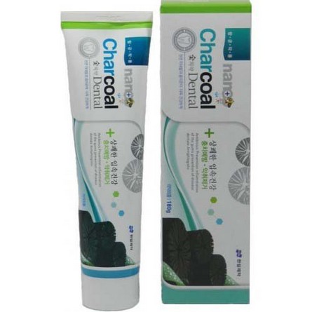 NANO Charcoal Dental Зубная паста с серебром и бамбуковым углем, 180 гр.