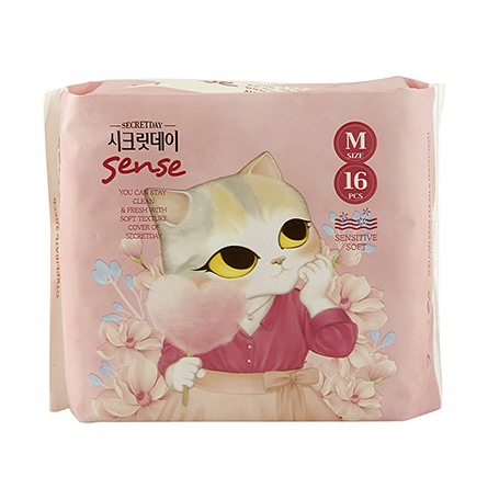 Прокладки гигиенические Secret Day Sense Medium 24см 12шт