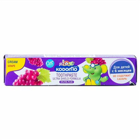 Зубная паста детская с экстрактом винограда для детей от 6 месяцев Kodomo 40г 