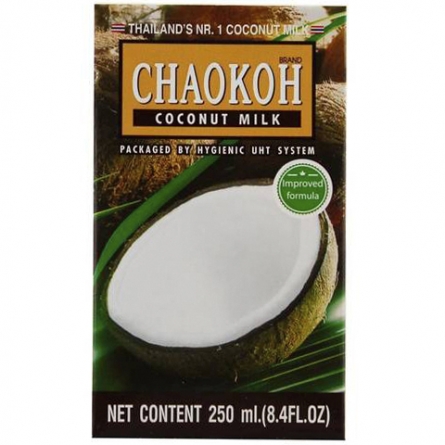 Молоко кокосовое Chaokoh 100% coconut milk, 16% 250 мл