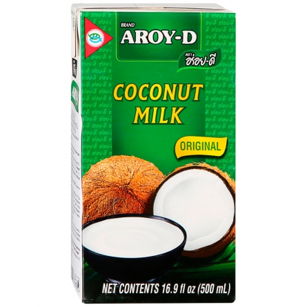 Молоко Aroy-D из кокосовой мяготи 60% 500мл