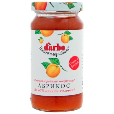 Конфитюр низкокалорийный Darbo абрикосовый 220г