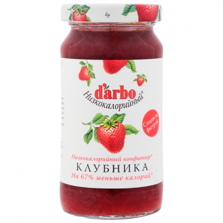 Конфитюр низкокалорийный Darbo клубничный 220г