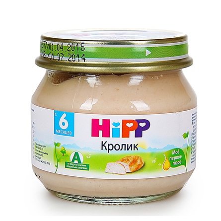 Пюре Хипп кролик 80г 